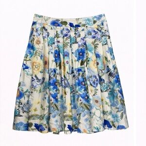 🌼 Talbots Floral Pleat Skirt
